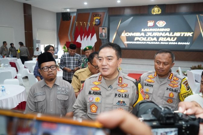 Polda Riau Irjen Pol M. Iqbal Gelar Lomba Jurnalistik,Ajak Media Dinginkan Suasana Pilkada.