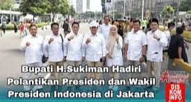 Hadiri Pelantikan Presiden Ke 8, Sukiman Dan Masyarakat Berharap Yang Terbaik Bagi Indonesia.