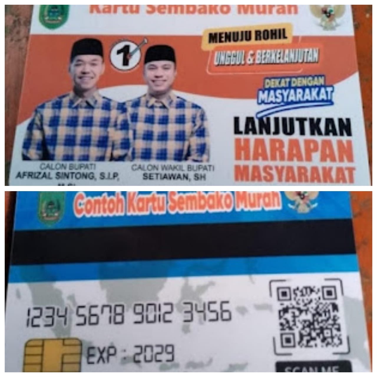 Ada Apa…!! Kartu Sembako Murah Di Tolak Masyarakat Rokan Hilir, Dan Inginkan perubahan.