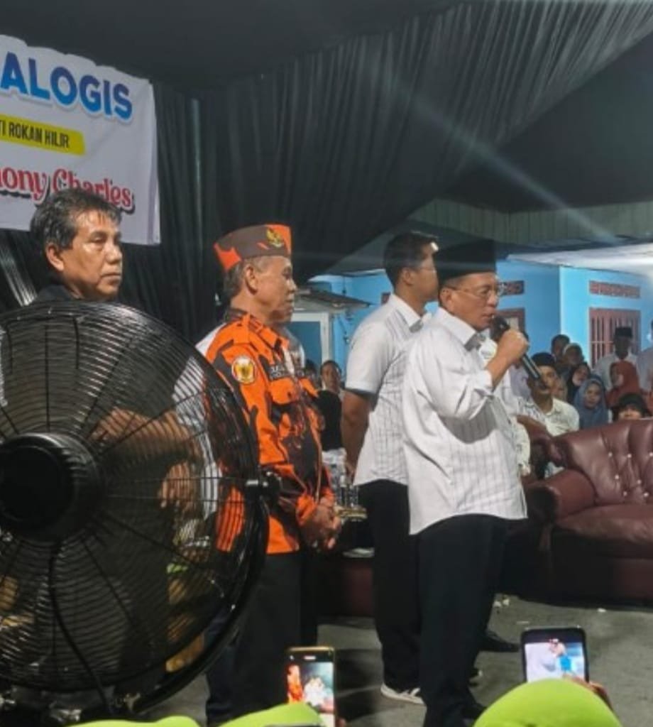 Ribuan Warga Kepenghuluan Melayu Besar Antusias Hadiri kampanye Dialogis Pasangan Calon Bupati Dan Wakil Bupati H.Bistaman – Jhony Charles.