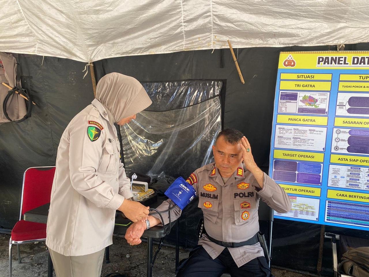 Subsatgas Dokkes Polres Kuansing Patroli Kesehatan dan Pelayanan Medis Dalam Rangka Operasi Mantap Praja LK 2024