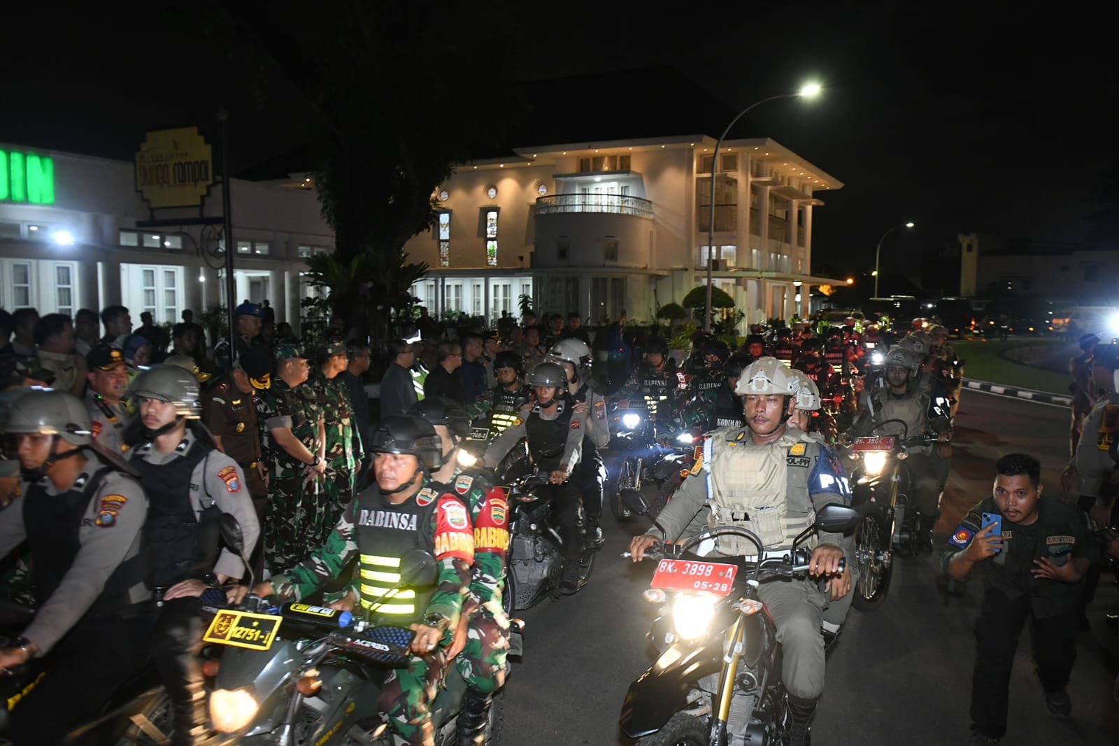 Pj Gubernur Sumut dan Forkopimda Lepas Patroli Skala Besar dan Tinjau Kesiapan Pilkada