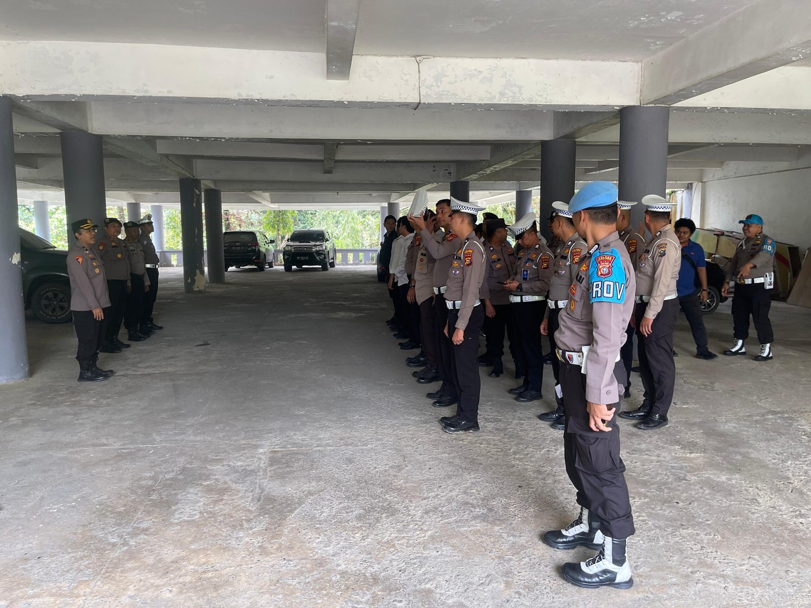 Polres Kuansing Amankan Rapat Paripurna DPRD Kabupaten Kuantan Singingi