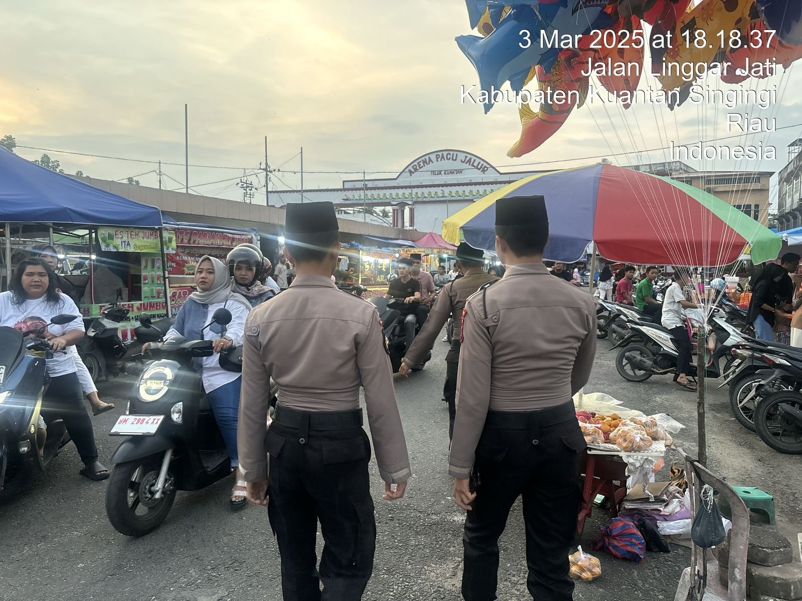 Sat Samapta Polres Kuansing Patroli R4 Dalam Rangka Operasi Tertib Ramadhan Lancang Kuning 2025