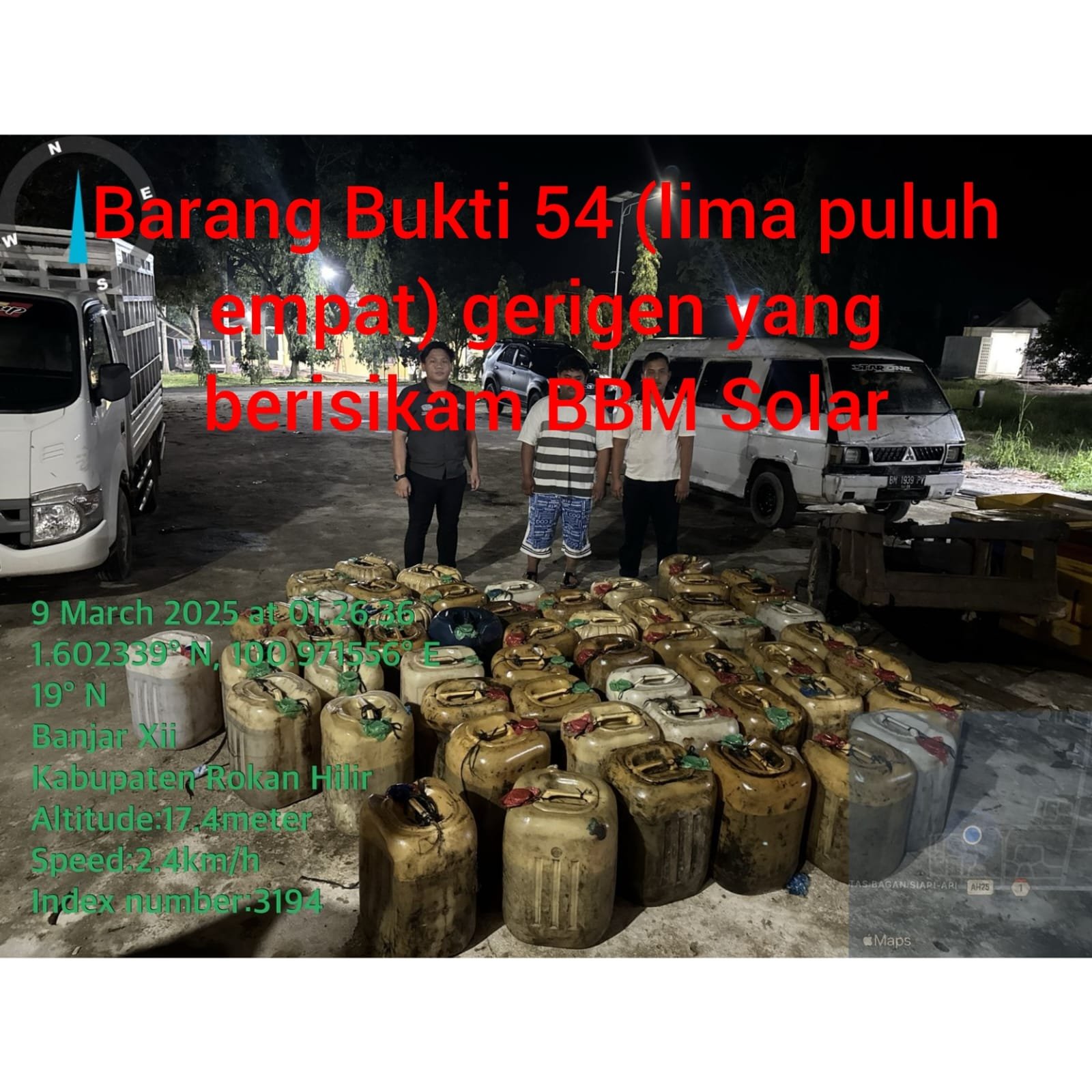 Polisi Ungkap Kasus Tindak Pidana Minyak Dan Gas (Migas) di Sinaboi.