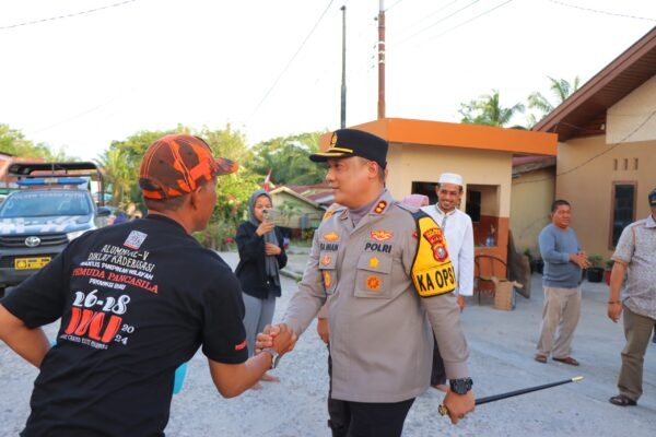 Polres Rohil Sosialisasi Terkait Penolakan Premanisme.