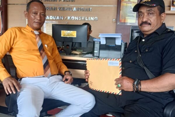 Kordinator Wartawan dan LSM Secara Resmi Melaporkan Unggahan Vidio Mubin Ke Polisi.