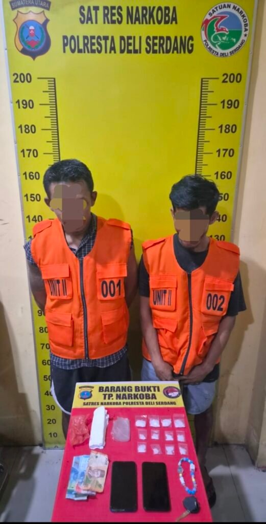 Polresta Deli Serdang Tangkap Pengedar Sabu Pantai Labu