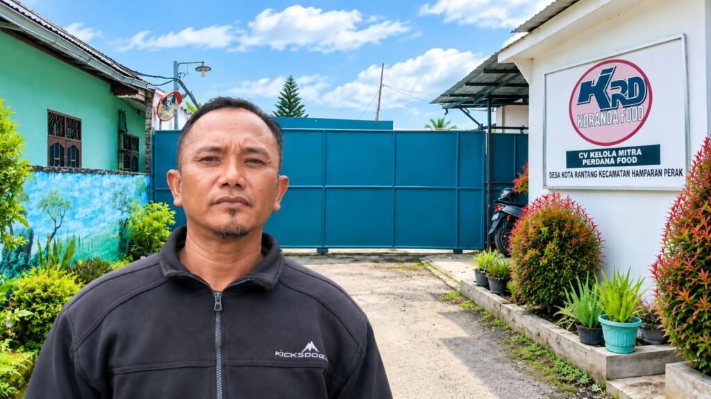 Terkait Isu Miring, Berbanding Terbalik: Kondisi Saluran Parit di Sekitar CV Koranda Food Justru Terlihat Bersih
