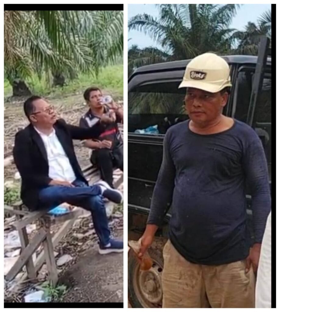 Diduga Intimidasi Anak Sariman, Pengacara dalam Video Viral Tuai Sorotan atas Konflik Lahan Sawit di Rantau Bais.